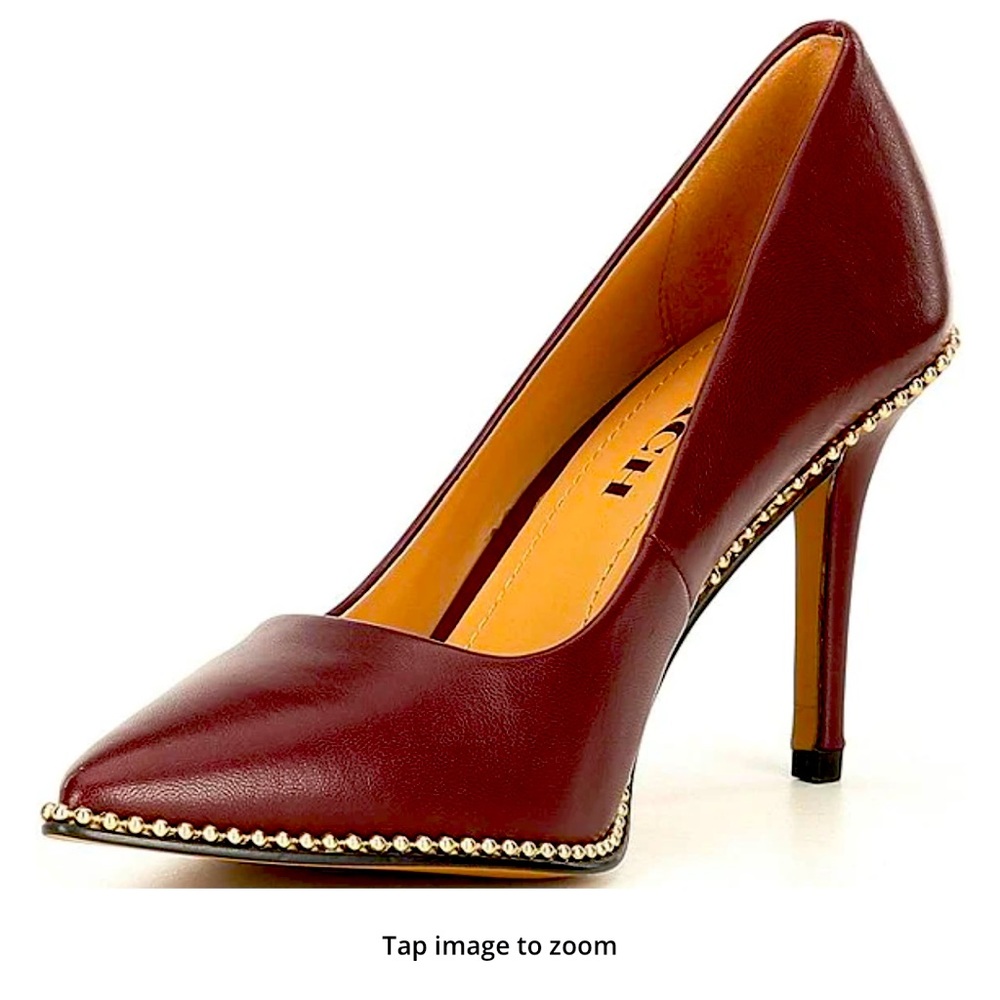 NEW Coach Waverley Pumps in beautiful Scarlet!